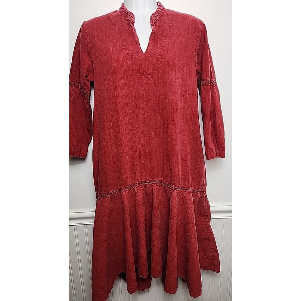 Grassroot Anita Dongre Anthro Midi Shift Dress M … - image 1